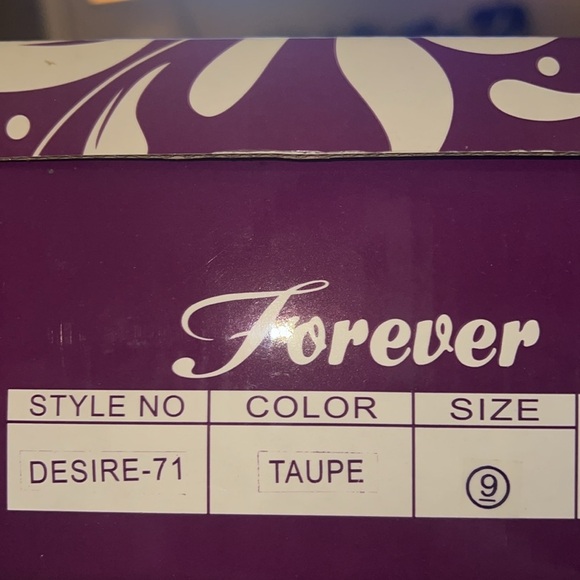 Forever Desire Women's Slip-On Taupe Embroidered Suede Sneakers/Shoes | NEW/NWT! - Picture 10 of 11